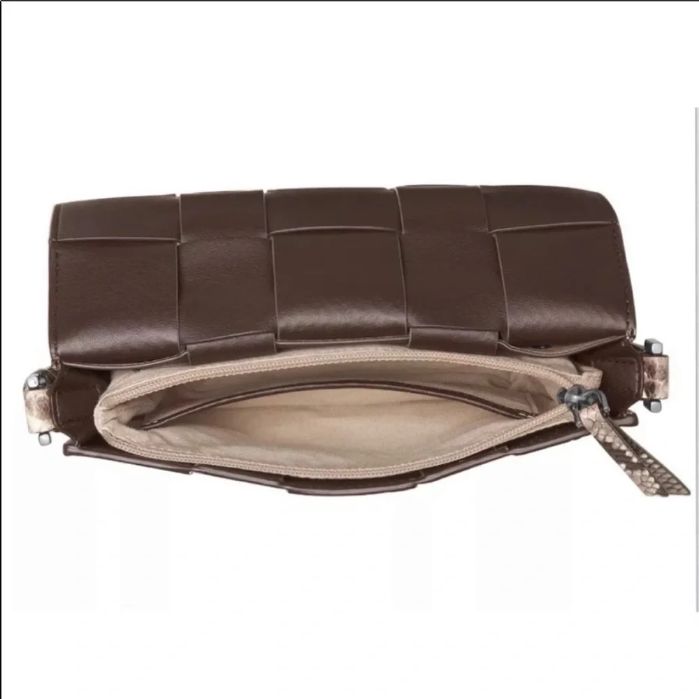 Michael Kors Snakeskin Crossbody Purse - Picture 3 of 4